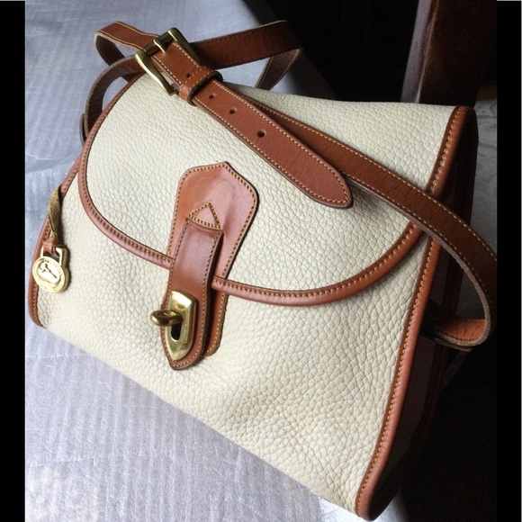 Dooney & Bourke AWL Shoulder Crossbody Vanilla/British Tan - Picture 3 of 16